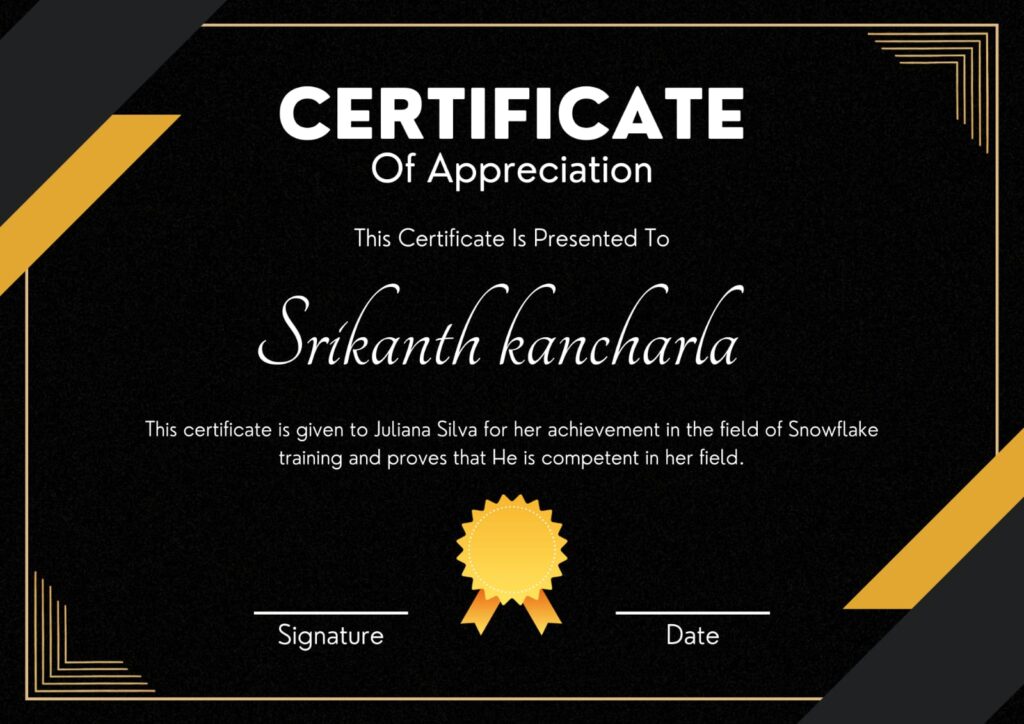 Snowflake training in hyderabad